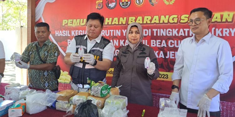 Polda Aceh Musnahkan Barang Bukti Sabu Seberat 21 Kg