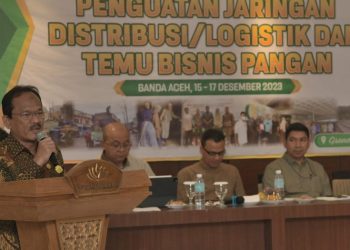 Asisten II Buka Kegiatan Pertemuan Temu Bisnis Pelaku Usaha Pangan di Aceh