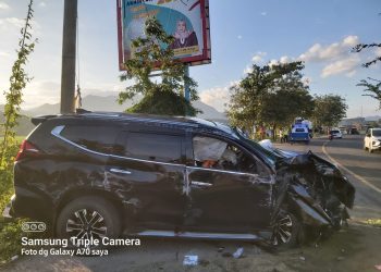 Pecah Ban, Pajero Hantam Bahliho di Aceh Besar