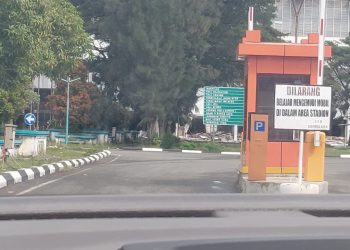 Satpam Larang Media Liput Renovasi Stadion Harapan Bangsa