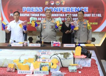 Januari 2024, Polda Aceh Berhasil Ungkap 46 Kasus Narkotika