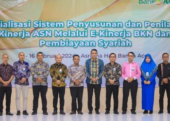 Bank Aceh dan BPKSDM Kota Banda Aceh Gelar Sosialisasi E-Kinerja dan Pembiayaan Syariah Bagi 800 ASN PPPK