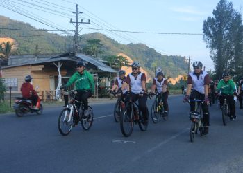 Kapolda Aceh dan Pangdam IM Kampanyekan Keselamatan Berlalu Lintas pada Fun Bike Sinergisitas