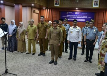 Sekda Kukuhkan Pokja Gugus Tugas Bisnis dan HAM Aceh