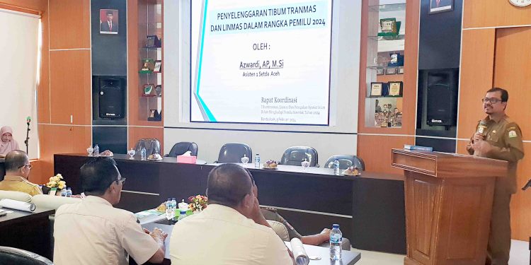 Pj Gubernur Aceh Mendorong Persiapan SDM Satpol PP dan WH Menyongsong Pemilu Serentak 2024