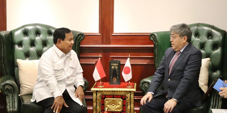 Terima Kunjungan Dubes Jepang, Menhan Prabowo Bahas Transfer Teknologi Pertahanan