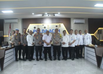 Wakapolda bersama Tim KKDN Setjen Wantannas Bahas Soal Rohingya
