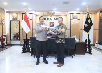 Kapolda Aceh Terima Audiensi GM Garuda Indonesia