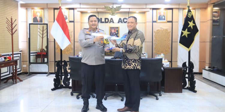 Kapolda Aceh Terima Audiensi GM Garuda Indonesia