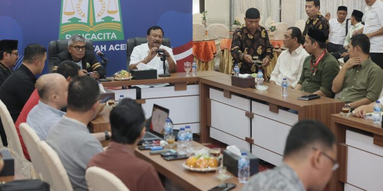 Bahas Konsep Acara Pembukaan PON, Pj Gubernur Aceh: Tampilkan Inovasi dan Kreatifitas