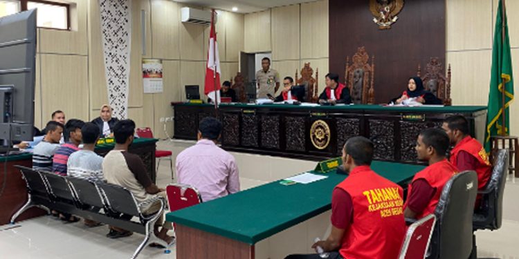 JPU Minta Hadirkan Saksi Kepada Satreskrim Polresta Terkait Kasus Penyeludupan Manusia rohingya