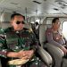 Kapolri-Panglima TNI Patroli Udara Cek Kesiapan Mudik di Pelabuhan Gilimanuk
