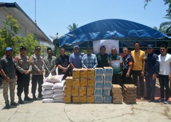 Bank Aceh Cabang Langsa Berikan Bantuan Kepada Korban Kebakaran