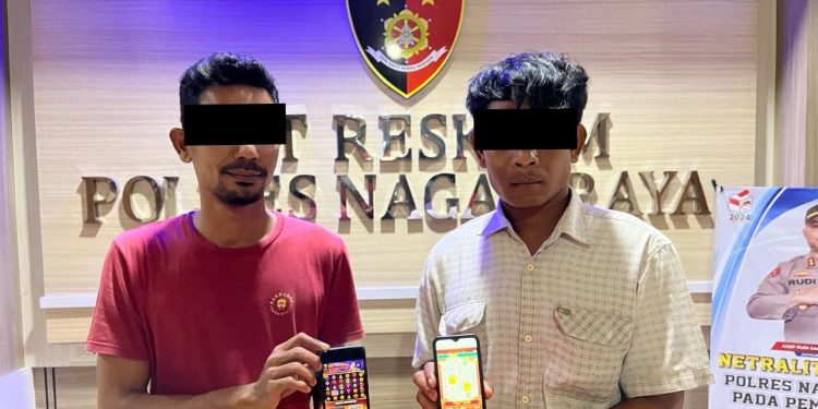 Dalam Sehari, Satreskrim Polres Nagan Raya Tangkap Dua Pemain Judi Online