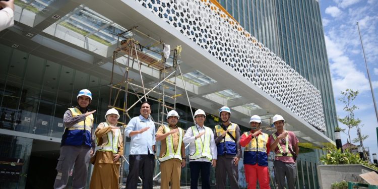 Komisi III Tinjau Pembangunan Landmark BSI Aceh, Siap Diluncurkan Awal Maret