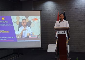 Dirresnarkoba Polda Aceh jadi Pemateri Rakor BNNP