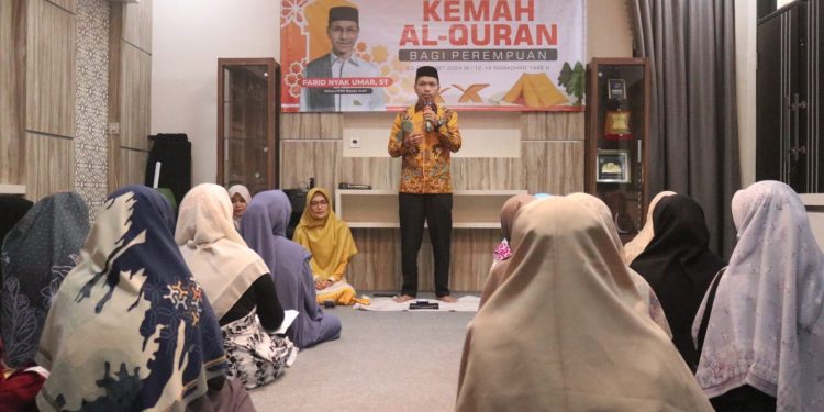 Ketua DPRK Banda Aceh Buka Mukhayyam Al-Qur’an untuk Ibu-Ibu