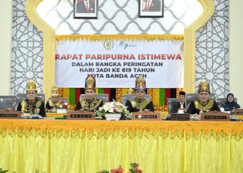 DPRK Gelar Paripurna Istimewa HUT Ke-819 Kota Banda Aceh