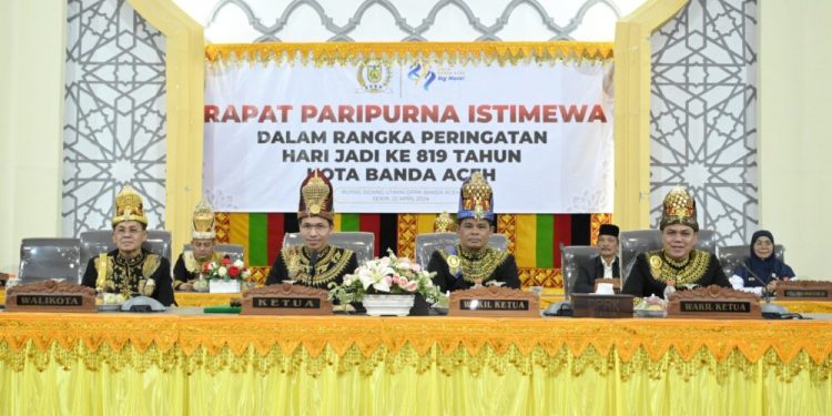 DPRK Gelar Paripurna Istimewa HUT Ke-819 Kota Banda Aceh