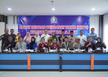 Komisi IV Gelar RDPU Qanun Pembangunan Kepemudaan