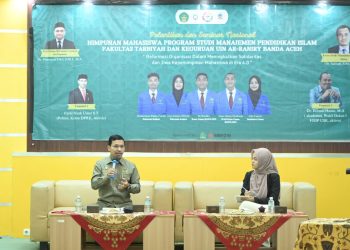 Tampil di UIN Ar-Raniry, Ketua DPRK Ajak Mahasiswa Aktif Berorganisasi di Era 4.0