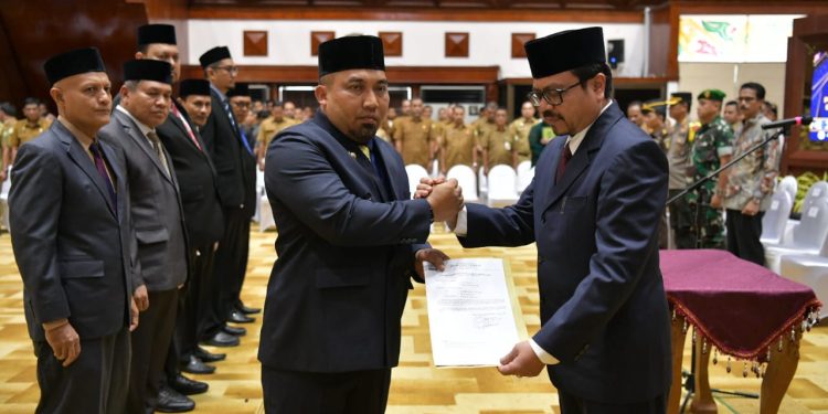 Mutasi Jabatan, Karo Adpim Setda Aceh Dilantik sebagai Kepala DPMPTSP
