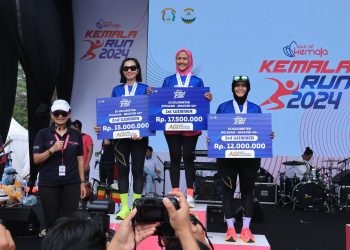 Kemala Run 2024: Seorang Polwan Polda Aceh Raih Juara III Kategori 10 Km
