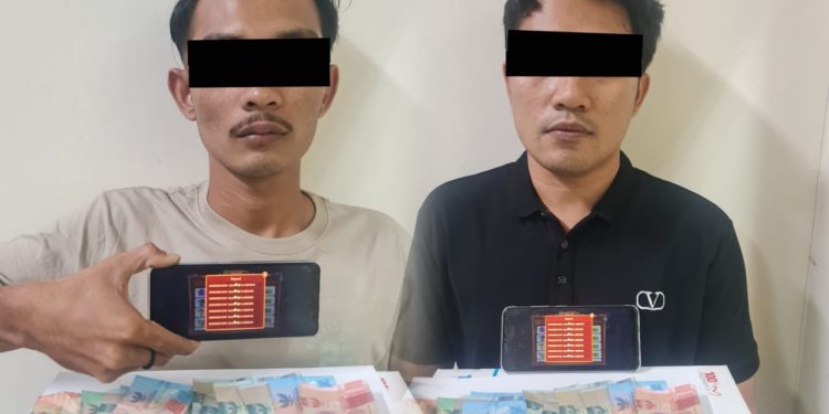 Satreskrim Polres Aceh Selatan Berhasil Tangkap Dua Pemain Judi Online di Kota Fajar