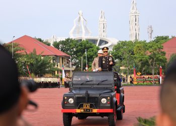 Upacara HUT Ke-78 Bhayangkara di Polda Aceh berlangsung Khidmat