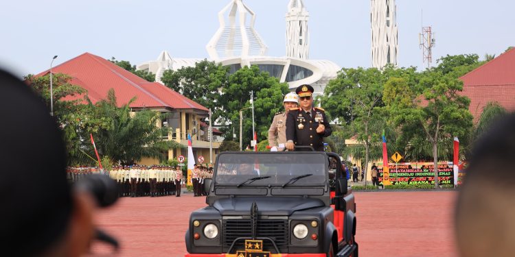 Upacara HUT Ke-78 Bhayangkara di Polda Aceh berlangsung Khidmat