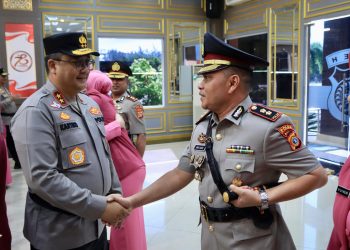 Kapolda Aceh Pimpin Upacara Sertijab Kabidkeu dan Tujuh Kapolres