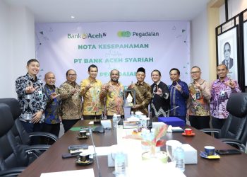Bank Aceh dan PT. Pegadaian Tandatangani MoU Tingkatkan Layanan Digital
