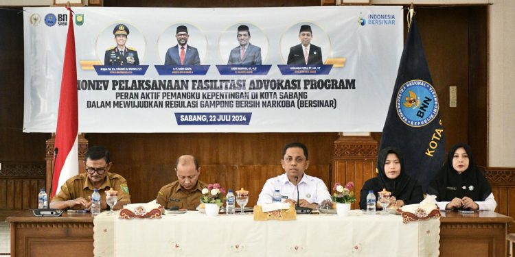 Monev Desa Bersinar, BNN Sabang Dorong Semua Gampong memiliki Qanun Anti Narkoba