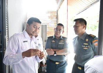 Tes Urine Prajurit TNI AL, BNN Sabang Sinergi dengan Guskamla Sabang