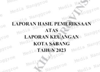 Pekerjaan Rekonstruksi Bangunan Pengaman Pantai Gampong Anoi Itam Jadi Temuan BPK