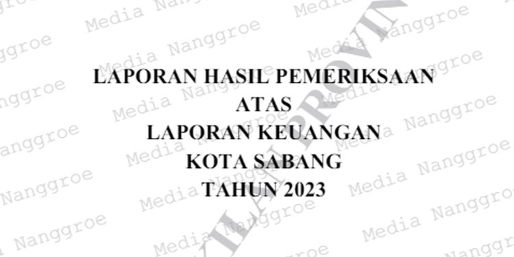 Pekerjaan Rekonstruksi Bangunan Pengaman Pantai Gampong Anoi Itam Jadi Temuan BPK
