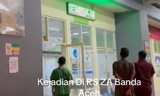 Tulisan Nyeleneh di Running Texs RSUDZA Viral