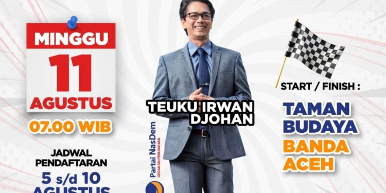 Jalan Santai Bareng Calon Walikota Banda Aceh Menyambut HUT RI Ke-79