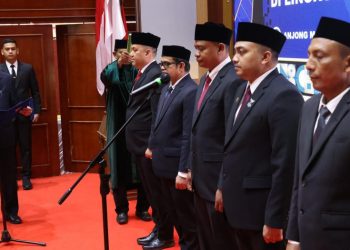 Lantik Pejabat Esselon II, Pj Sekda Aceh Ingatkan Percepatan Realisasi APBA