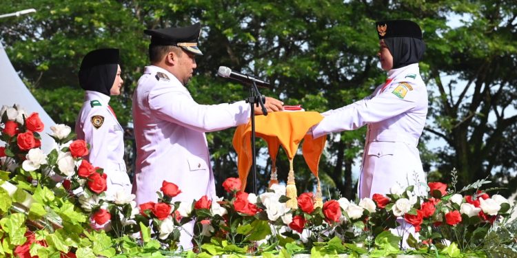 Upacara Peringatan HUT ke-79 RI di Kota Jantho Berlangsung Lancar dan Khidmat