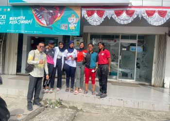 Nyaman dan Mudah, Atlet PON Jakarta Cabor Dayung transaksi di ATM BSI Aceh