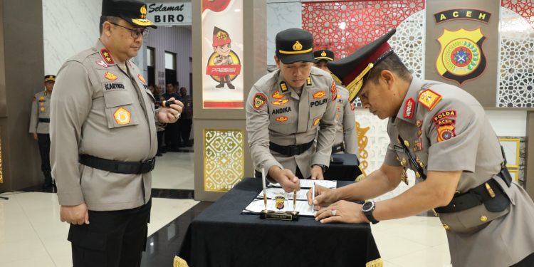 Kapolda Aceh Pimpin Sertijab Wakapolda dan Irwasda