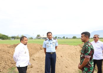 Pj Bupati Aceh Besar Tinjau Kesiapan Venue PON XXI di Lanud SIM