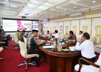 Penjabat Gubernur Safrizal Paparkan Kesiapan Pelaksanaan PON Ke Mendagri