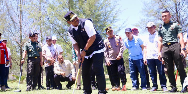 Pj Gubernur Safrizal Targetkan Dua Emas dari Woodball di PON XXI