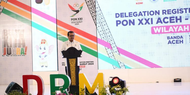 Pj Sekda Aceh Resmi Membuka Delegation Registration Meeting PON XXI