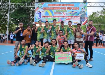 Asisten II Hadiri Penutupan Turnamen Voli Dandim Cup 2024