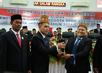 40 Anggota DPRK Aceh Besar Dilantik