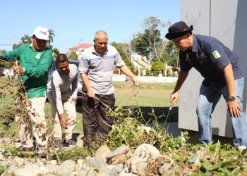 Pastikan Kesiapan PON XXI, ASN dan Prajurit TNI Gotroy Massal di Kota Jantho