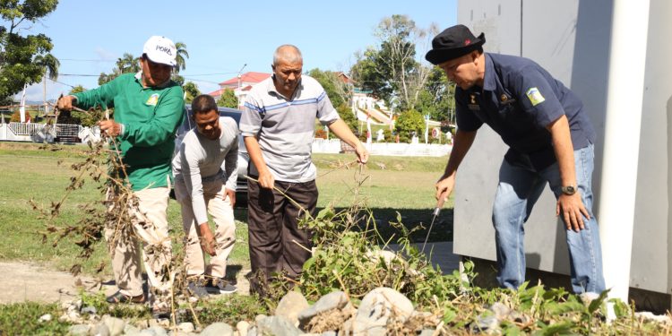 Pastikan Kesiapan PON XXI, ASN dan Prajurit TNI Gotroy Massal di Kota Jantho